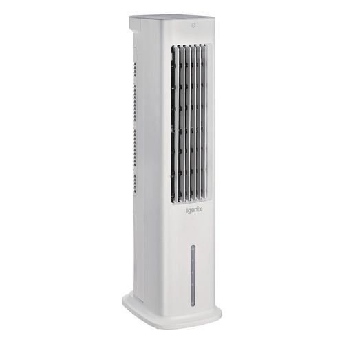 Evaporative air cooler with remote control