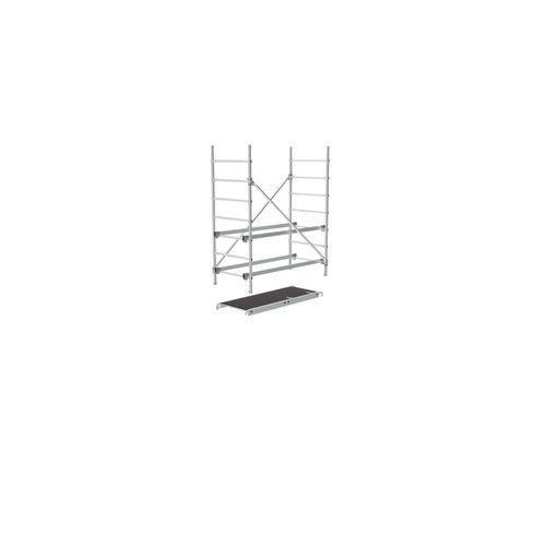 Pack 3 - Speedy + 3T - Folding Aluminium Access Tower - 1.75 Meter Extension + Brace, Diagonals + Platform