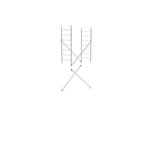Pack 4 - Speedy + 3T - Folding Aluminium Access Tower - 1.75 Meter Extension + Diagonals