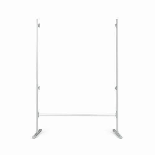 Modular display board system boards  - Central feet structure and 1500mm stabilising bar