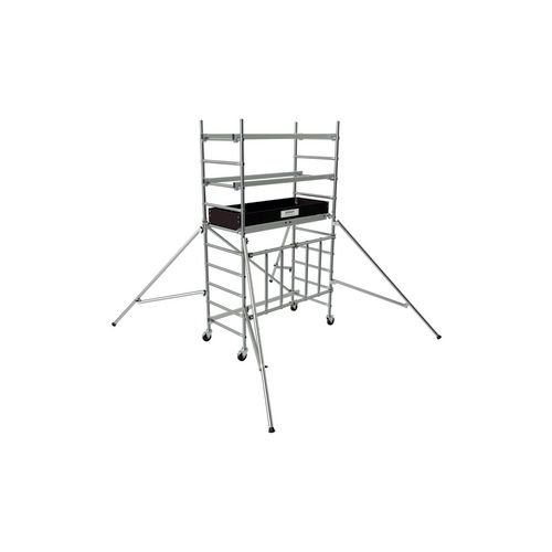 Kitpack2 - Speedy + 3T - Folding Aluminium Access Tower Work Platform 1.6M Platform - Includes Toe Board And Stabiliser- En1004-1