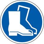 Safety Boots Symbol -r 9 Floor Graphic (400 mm Dia.)