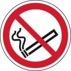 No Smoking Symbol -r 9 Floor Graphic (400 mm Dia.)