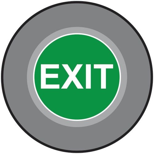 Exit - R9 Floor Graphic (400mm Dia.)