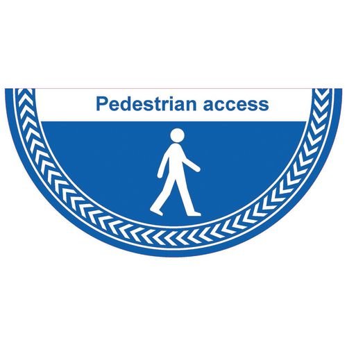 Pedestrian Access - R9 Floor Graphic (750 X 375mm)