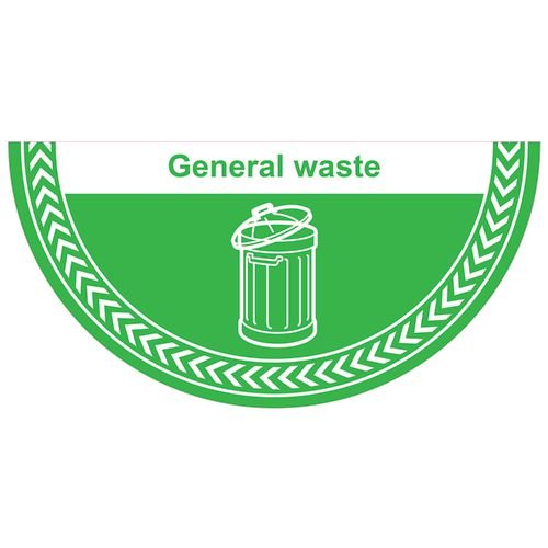 General Waste - R9 Floor Graphic (750 X 375mm)