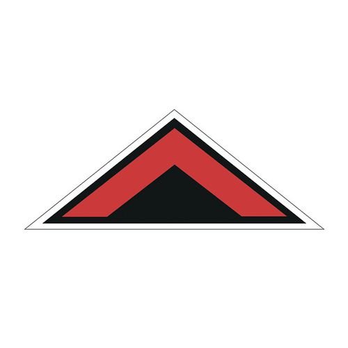 Arrow Chevron Symbol - R9 Floor Graphic (500 X 200mm)