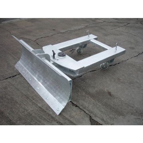 Fork mounted adjustable snow plough, 1250mm width