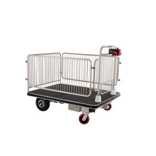 Powered platform truck with 920mm width deck