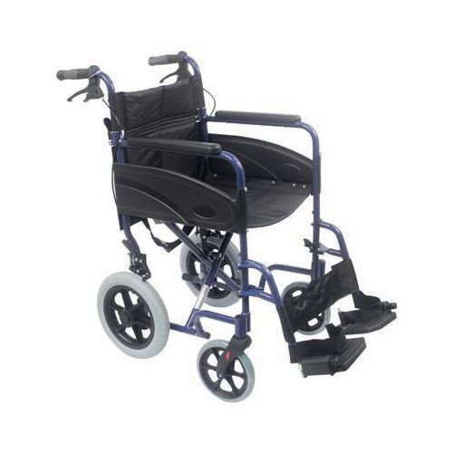 Compact transport wheelchair - Blue