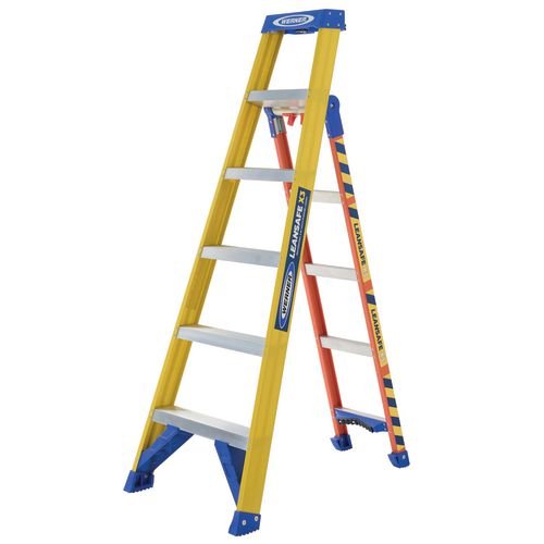 Leansafe X3 Fibreglass, 10 Tread Multi-Purpose Ladder