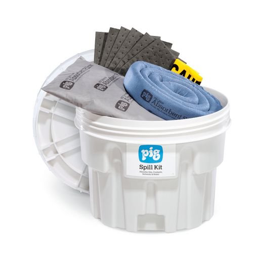 Pig  Spill Kit In  A 76-Litre Overpack Drum