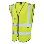 Lynton Iso 20471 Class 2 Superior, Xl Yellow Waistcoat