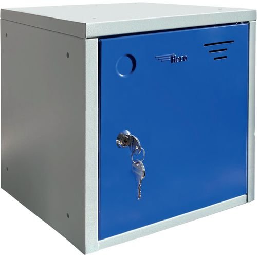 Express Cube Locker - Blue - 1 Door  With Cam Lock - H X 300 W X 300 D mm'S
