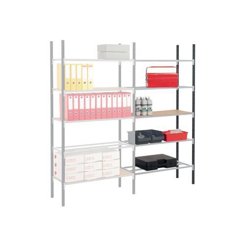Light tubular shelving