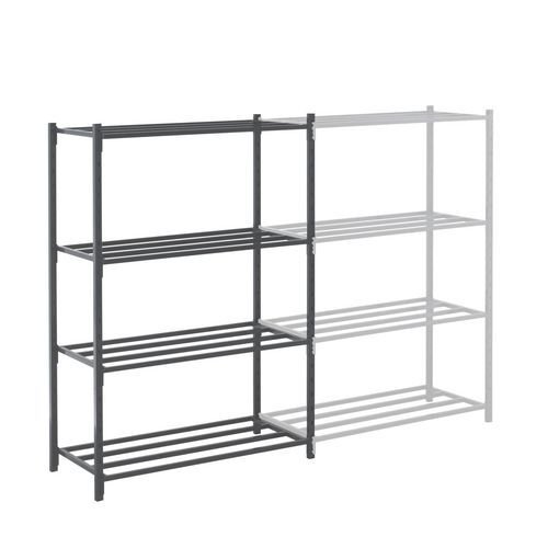 Heavy duty tubular shelving starter bay, 2500mm high