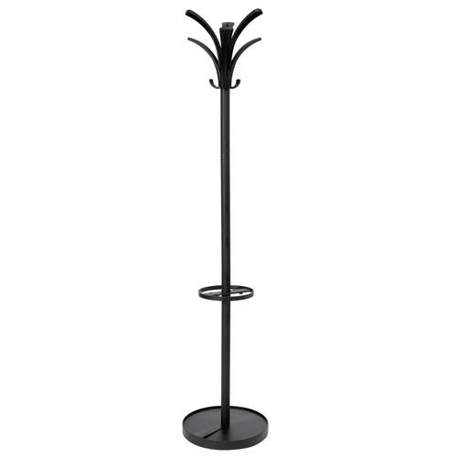 Alba Brio Coat Stand  With Umbrella Holder, Black (N)