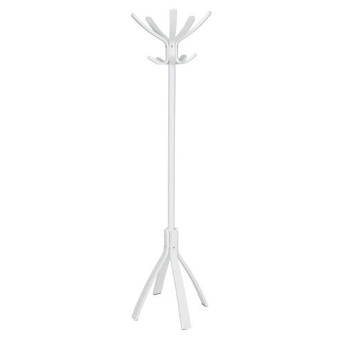 Alba Cafe Coat Stand, White Wood