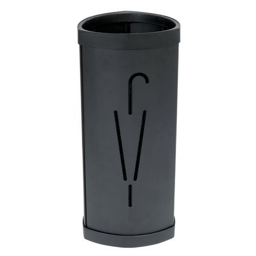 Alba Tria Umbrella  Stand, Black (N)