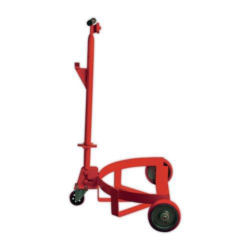 Drum and barrel trolley with removable multi-purpose handle