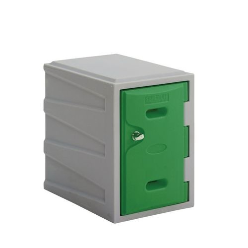 Plastic 1 Door Locker -  Key Operated Lock - H 450mm - Green