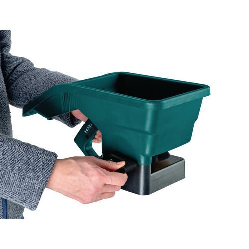 Handheld salt spreader