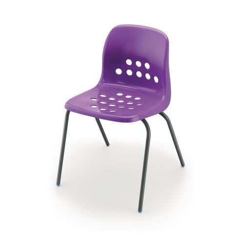 Polypropylene stacking chairs