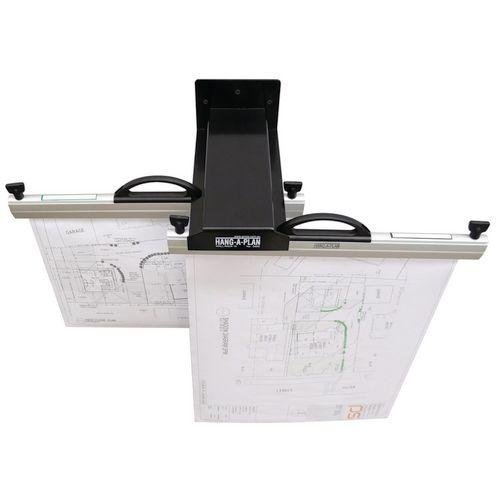 Hang-A-Plan wall rack and binders kit - 10 A1 Binders