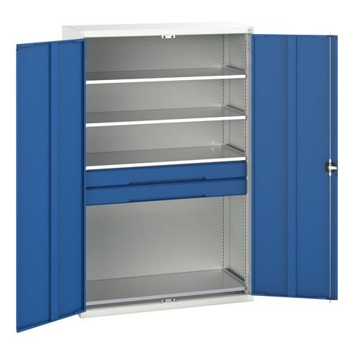 Verso Kitted Cupboard  With 4 Shelves, 2 Drawers