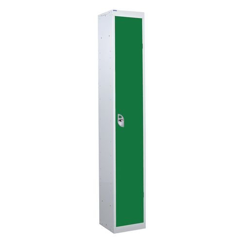 1 Door Standard Top Locker With Hasp  & Staple Lock - Green - 1800 H X 300 W X 300 D mm