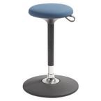 Pivo Stand Aid - Cura Fabric - Blue - Flat Baseadj Seat Height 55-81 cm