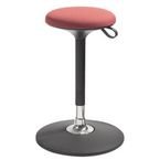 Pivo Stand Aid - Cura Fabric - Red - Flat Baseadj Seat Height 55-81 cm