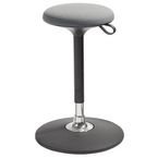 Pivo Stand Aid - Cura Fabric - Grey - Flat Baseadj Set Height 55-81 cm