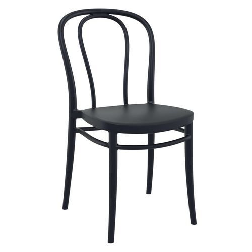 Moulded bistro stacking chair