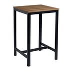 Eko Bar Height Table -aged Golden Oak - Square - 80 X 80 cm