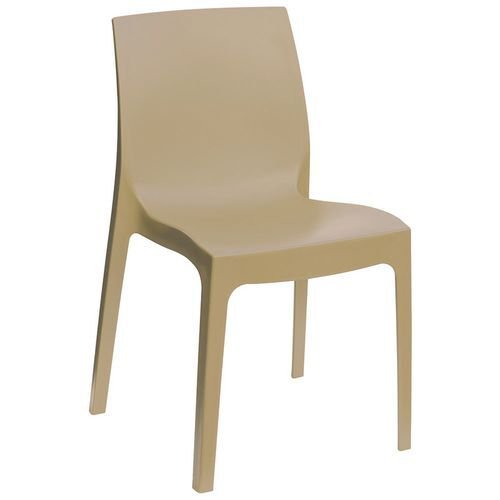 Polypropylene stacking chairs