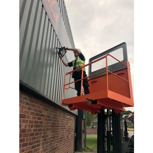 Access Platform With Lift Up Bar L1500 X W950 X H2120mm - 250Kg