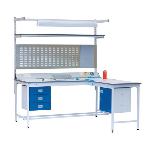 Esd Square Tube Workbench  840X1500X600mm - Neostat