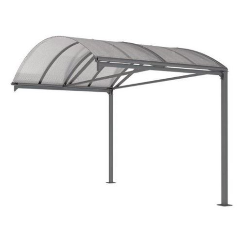 Modular free standing covered walkway and shelter