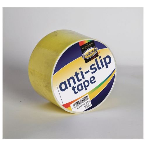 Prosolve Anti-Slip Hazard  Tape Per Roll  100mm X 20M Yellow