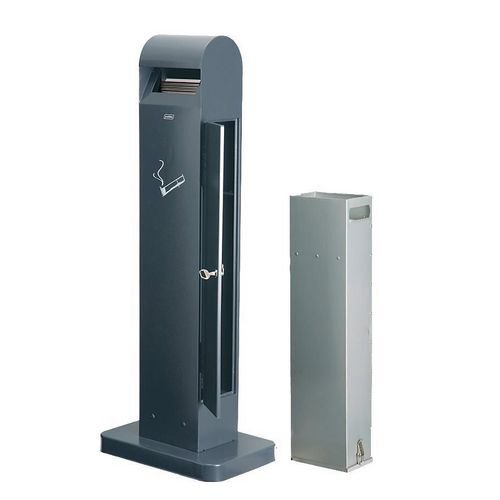 Floor standing high capacity ash bin