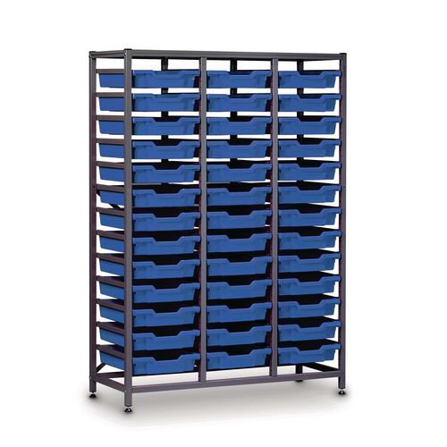 Gratnell miid treble column frame with storage trays