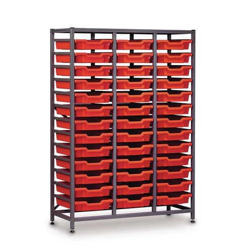 Gratnell miid treble column frame with storage trays