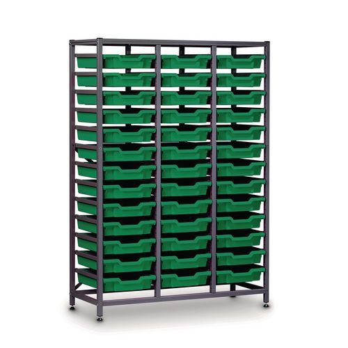 Gratnell miid treble column frame with storage trays