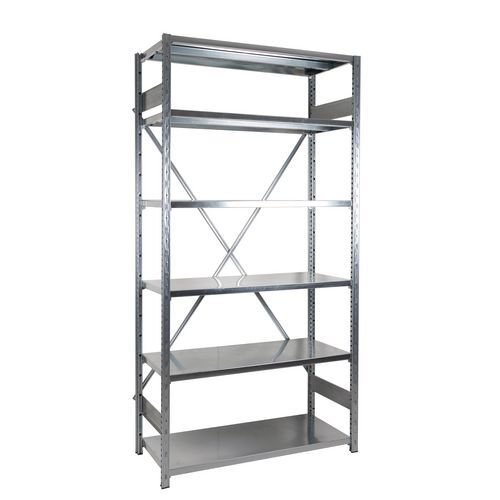 Expo 4G galvanised shelving - starter bay