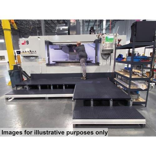 Foundation Diamond-Plate  Platform Kit  10Cm X 46Cm X 46Cm