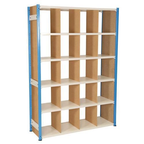 Pigeon hole shelving