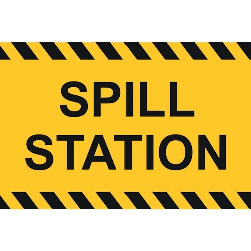 Spill Station Sign  - Recyclable Pp (600 X 400mm)