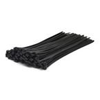 300 X 4.8 mm Black Polypropylenecable Ties - Pack of 100