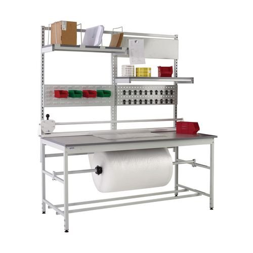Pack Tek Individual Workbench  Kit 1 840X1200X750 - Laminate Worktop